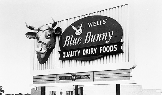 Blue Bunny Quality Diary Foods Front of Building